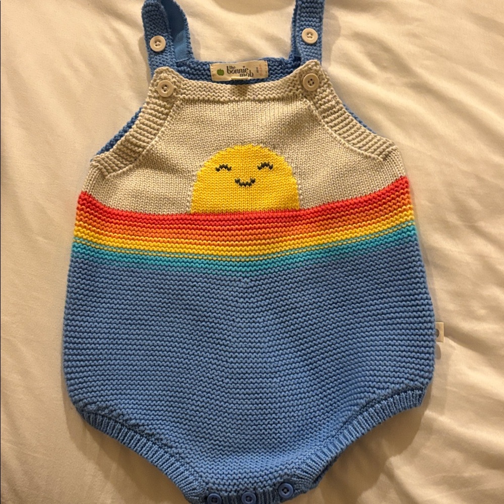 Blue and Yellow Kids One Piece Bodysuit